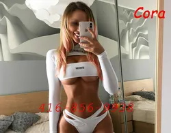 Escorts Vaughan, Ontario Hot Party Girl, Sexy Busty Fun, **Cora** Hotel Guest Welcome