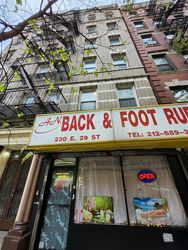 New York City, New York A N Back and Foot Rub