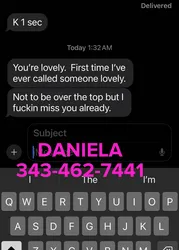 Escorts Owen Sound, Ontario Daniela ONLINE ONLY