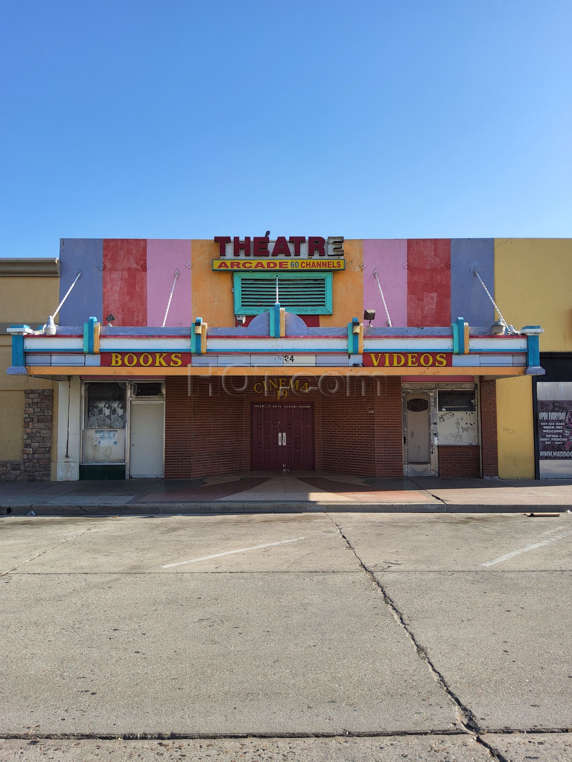 Bakersfield, California Adult Cinema 19 Theater & Bookstore
