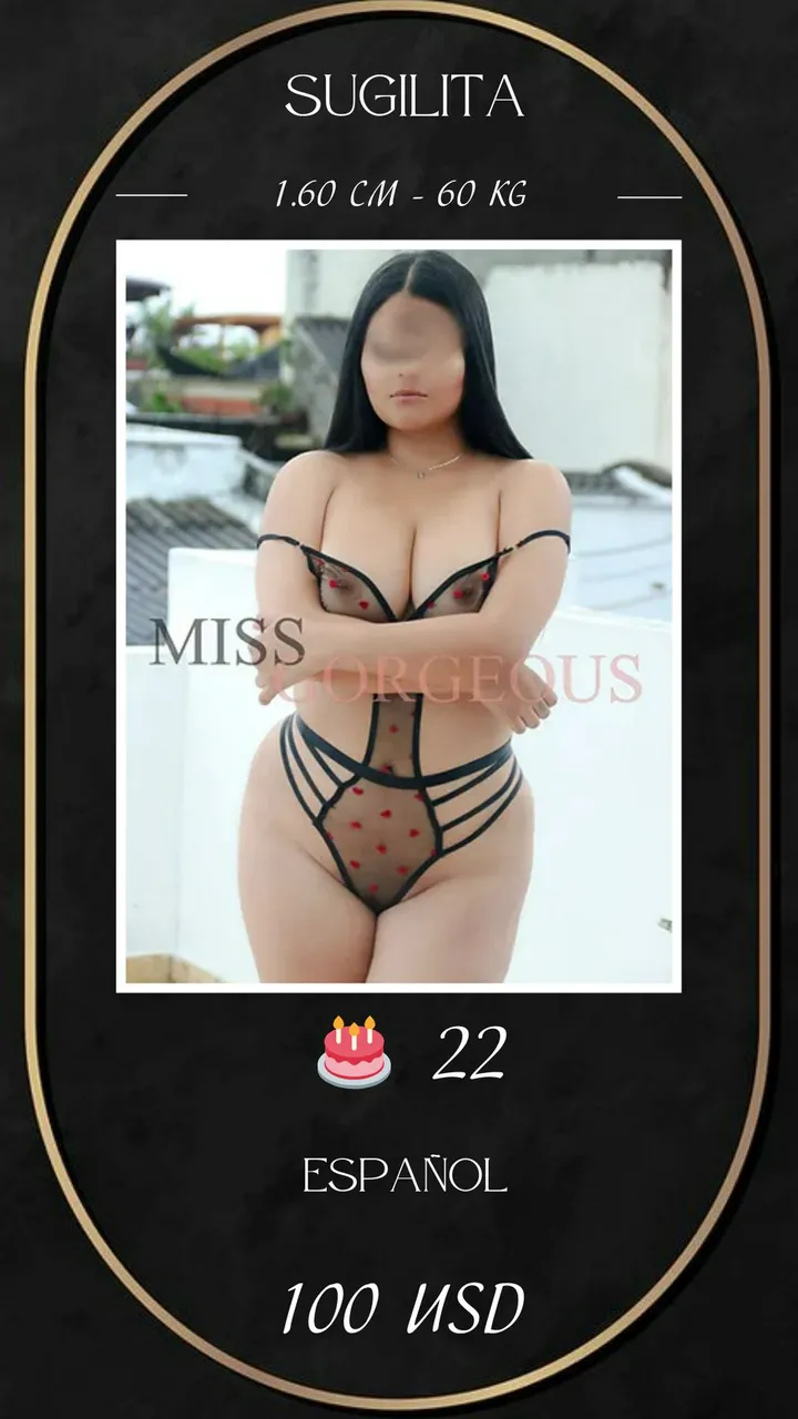 Escorts Bogota, Colombia Miss Sugilita