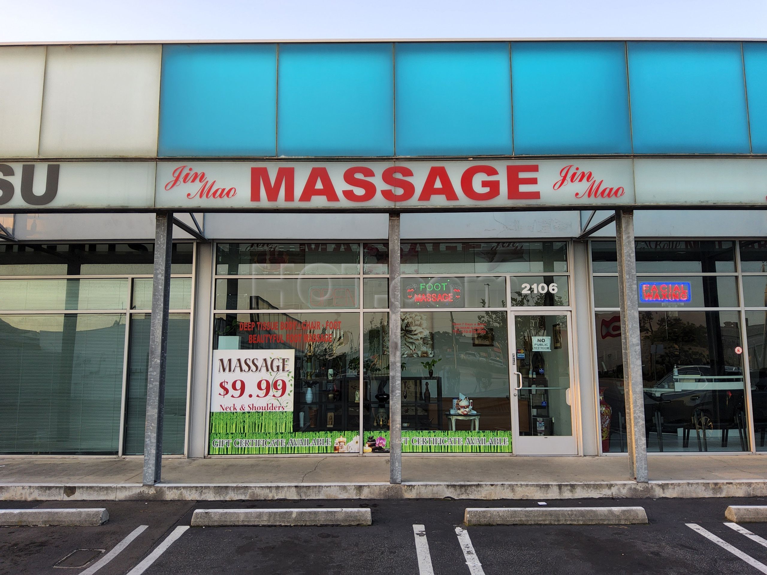 Torrance, California Jin Mao Massage