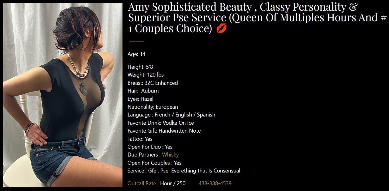 Escorts Montreal, Quebec FRIDAY at LUXURY⭐VICTORIA⭐NEW ALEXA⭐*13* EXCLUSIVE LOVELY MODELS⭐MOST LUXURIOUS OUTCALL AGENCY IN MTL FOR YOU GENTS !!!⭐CONTACT ROX :