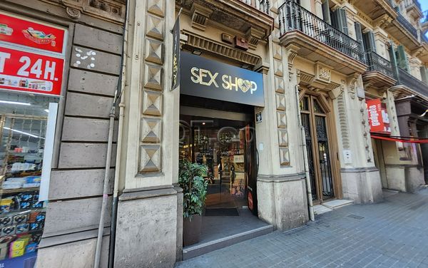 Sex Shops Barcelona, Spain Blue Box