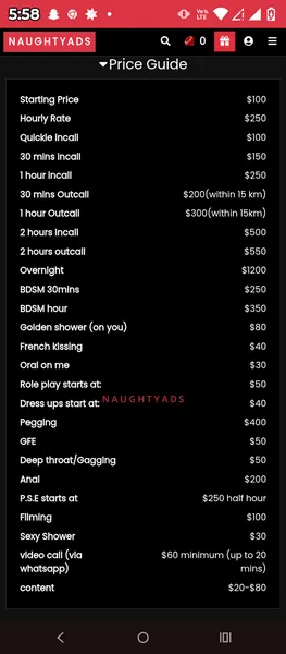 Escorts Adelaide, Australia Anita Grace