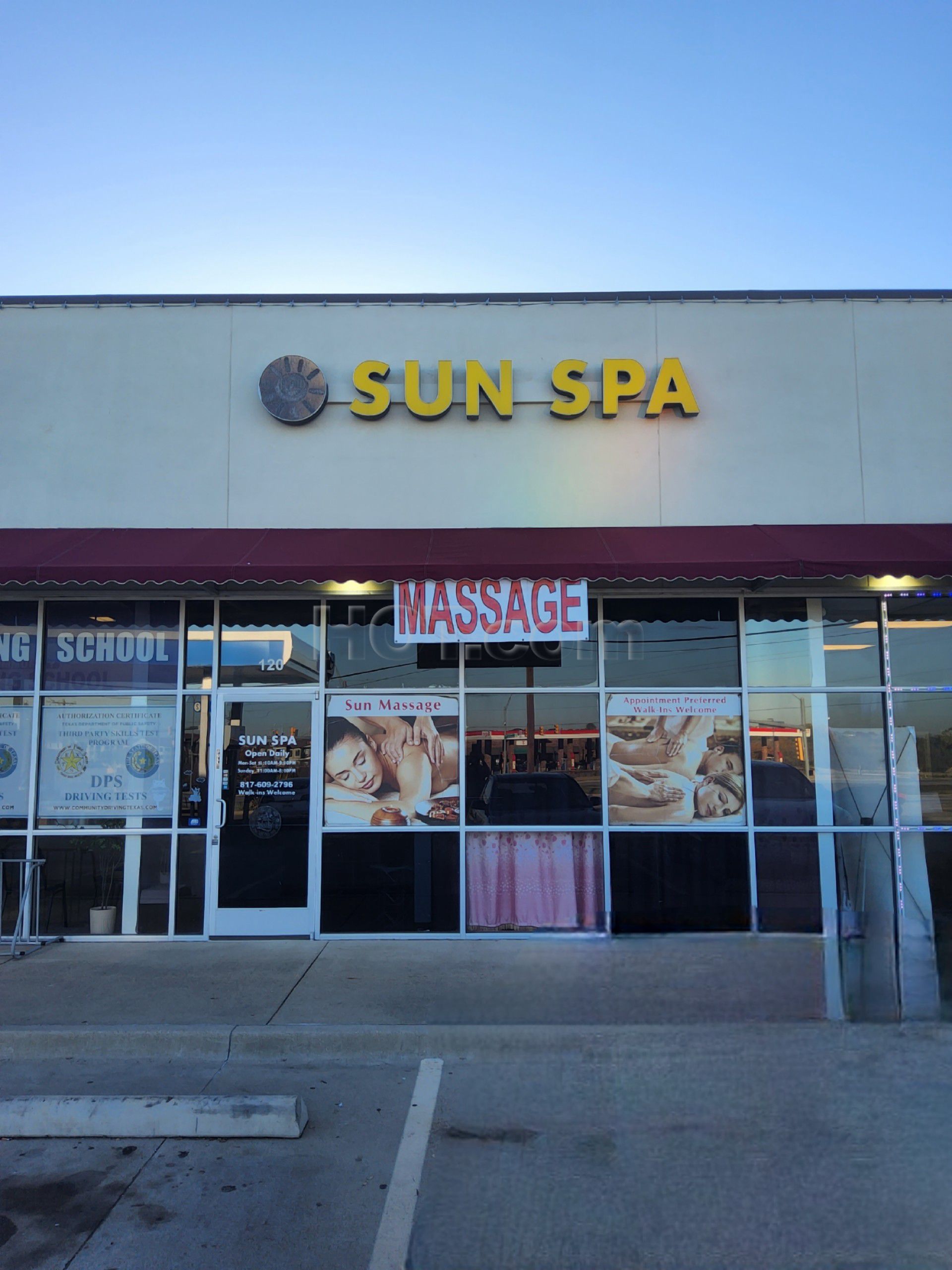 Fort Worth, Texas Sun Spa Massage